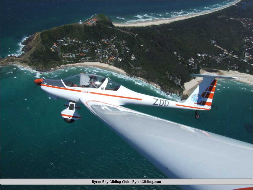 Dimona Motor Glider over Byron Bay Lighthouse.jpg