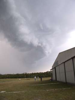 Thunderstorm Outflow over Byron Bay Gliding Club
